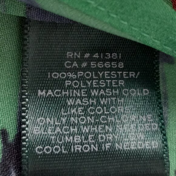 Lauren Ralph Lauren Green Floral 3/4 Sleeve Blouse Top XL Feminine! - Picture 9 of 9